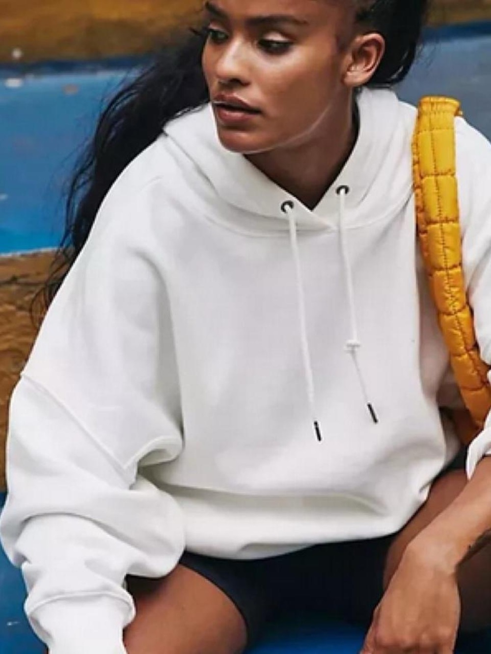 Free People Sprint To The Finish Pullover Oversized Hoodie